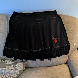 Killstar Velvet Skirt XL